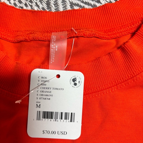 Free People Movement | Athletic Shirt in Orange | Sz M - Picture 3 of 6
